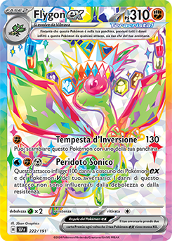 Flygon-ex - ultra rara - Near-mint - scintille folgoranti - ita - full art