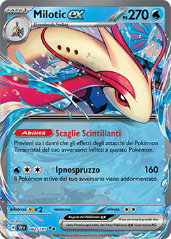 042/191-SSP-Milotic-ex - doppia rara - Near-mint - scintille folgoranti - ita - special