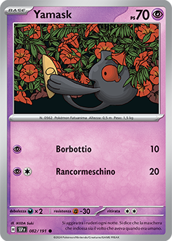 082/191-SSP-Yamask - comune - Near-mint - scintille folgoranti - ita -