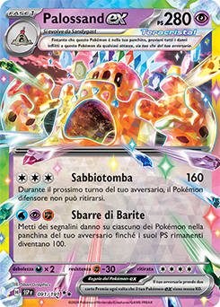 091/191-SSP-Palossand-ex - doppia rara - Near-mint - scintille folgoranti - ita - special