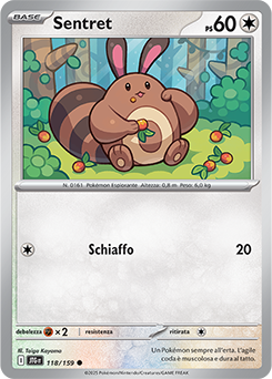 118/159-JTG-Sentret - comune - Near-mint - avventure insieme - ita - reverse