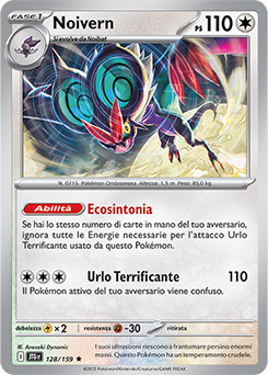128/159-JTG-Noivern - rara h - Near-mint - avventure insieme - ita - holo