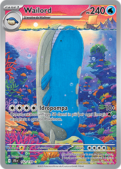 162/159-JTG-Wailord - rara illustrazione - Near-mint - avventure insieme - ita - special