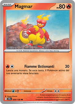 20/159-JTG-Magmar - comune - Near-mint - avventure insieme - ita -