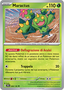8/159-JTG-Maractus - non comune - Near-mint - avventure insieme - ita - reverse