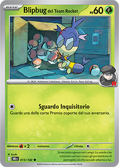 15/182-DRI-Blipbug del Team Rocket - comune - Near-mint - rivali predestinati - ita - reverse