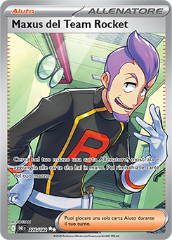 Maxus del Team Rocket - ultra rara - Near-mint - rivali predestinati - ita - full art