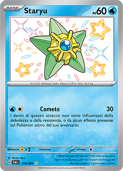 Staryu - rara cromo - Near-meat - destino di paldea - ita - special
