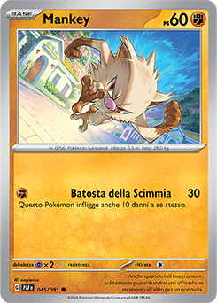 Mankey - comune - Near-meat - destino di paldea - ita -