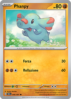 Phanpy - comune - Near-meat - destino di paldea - ita -