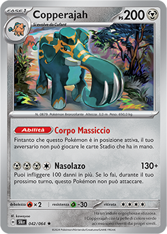 Copperajah - rara h - Near-mint - segreto fiabesco - ita - holo