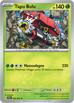 Tapu Bulu - rara h - Near-mint - segreto fiabesco - ita -holo