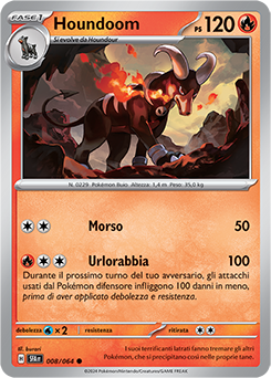 Houndoom - comune - Near-mint - segreto fiabesco - ita - reverse