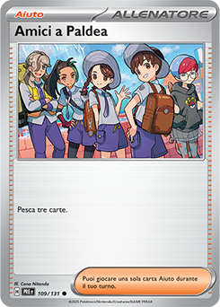 Amici a Paldea - comune - Near-mint - evoluzioni prismatiche - ita - reverse