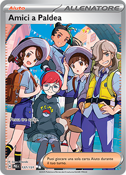 Amici a Paldea - ultra rara - Near-mint - evoluzioni prismatiche - ita - full art