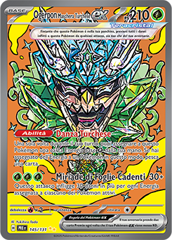 Ogerpon Maschera Turchese-ex - rara ill.speciale - Near-mint - evoluzioni prismatiche - ita - full art