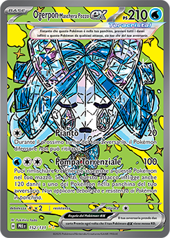 Ogerpon Maschera Pozzo-ex - rara ill.speciale - Near-mint - evoluzioni prismatiche - ita - full art