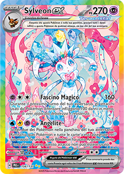 Sylveon-ex - rara ill.speciale - Near-mint - evoluzioni prismatiche - ita - full art
