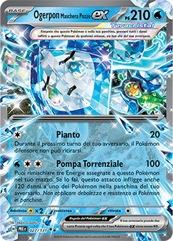 Ogerpon Maschera Pozzo-ex - doppia rara - Near-mint - evoluzioni prismatiche - ita - special