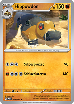Hippowdon - comune - Near-mint - evoluzioni prismatiche - ita -