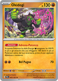 Okidogi - rara h - Near-mint - evoluzioni prismatiche - ita - holo