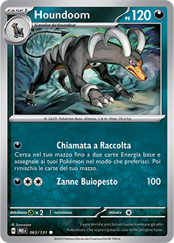 Houndoom - comune - Near-mint - evoluzioni prismatiche - ita -