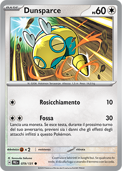 Dunsparce - comune - Near-mint - evoluzioni prismatiche - ita -