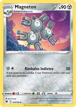 106/189-Magneton - non comune - Near-meat - lucentezza siderale - ita - reverse