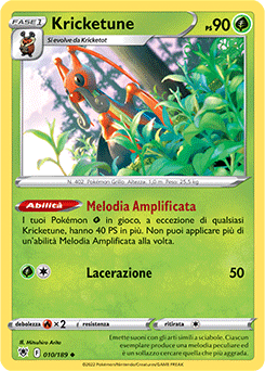 10/189-Kricketune - non comune - Near-meat - lucentezza siderale - ita - reverse
