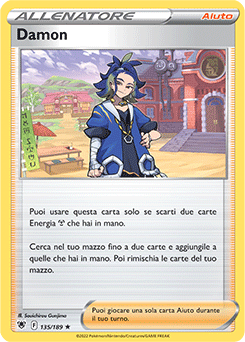 135/189-Damon - rara h - Near-meat - lucentezza siderale - ita - reverse
