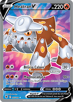 Heatran-V - ultrara v - Near-meat - lucentezza siderale - ita - full art