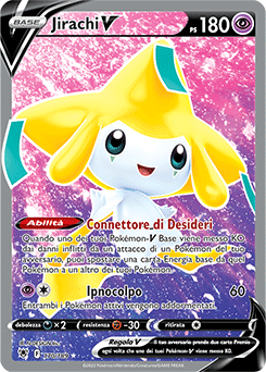 Jirachi-V - ultrara v - Near-meat - lucentezza siderale - ita - full art