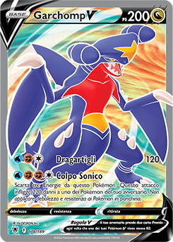 Garchomp-V - ultrara v - Near-meat - lucentezza siderale - ita - full art