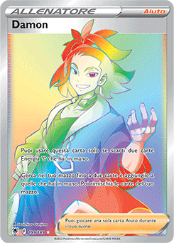 Damon - rara segreta - Near-meat - lucentezza siderale - ita - full art