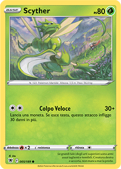 5/189-Scyther - comune - Near-meat - lucentezza siderale - ita -