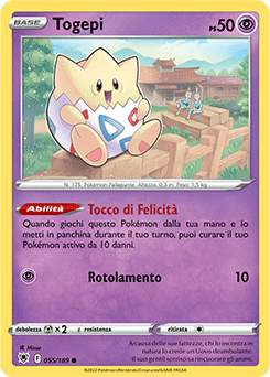 55/189-Togepi - comune - Near-meat - lucentezza siderale - ita - reverse