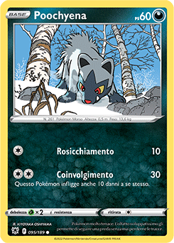 95/189-Poochyena - comune - Near-meat - lucentezza siderale - ita - reverse