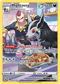 Mightyena set allenatori - Near-meat - lucentezza siderale - ita - full art