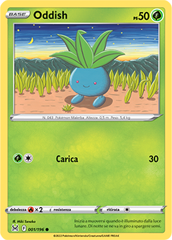 1/196-Oddish - comune - Near-meat - origine perduta - ita -