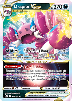 119/196-Drapion-V ASTRO - rara v astro - Near-meat - origine perduta - ita - special
