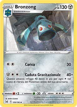 126/196-Bronzong - non comune - Near-meat - origine perduta - ita - reverse