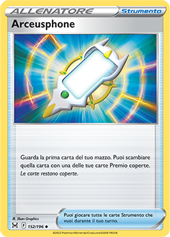 152/196-Arceusphone - non comune - Near-meat - origine perduta - ita - reverse
