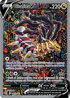 Giratina-V - ultrarara v - Near-meat - origine perduta - ita - full art alternative