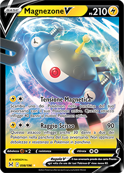 56/196-Magnezone-V - rara v - Near-meat - origine perduta - ita - special