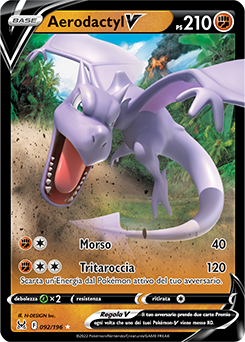 92/196-Aerodactyl-V - rara v - Near-meat - origine perduta - ita - special