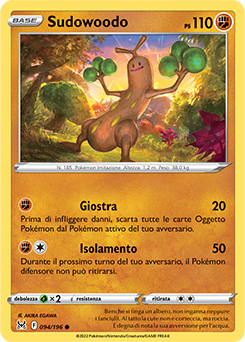 94/196-Sudowoodo - comune - Near-meat - origine perduta - ita - reverse