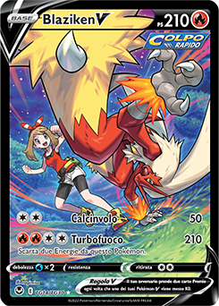 Blaziken V set allenatori tg14 - Near-meat - tempesta argentata - ita - full art
