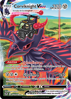 Corviknight VMAX set allenatori tg19 - Near-meat - tempesta argentata - ita - full art