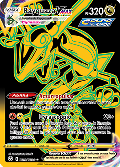 Rayquaza VMAX set allenatori tg29 Near-meat - tempesta argentata - ita - full art gold