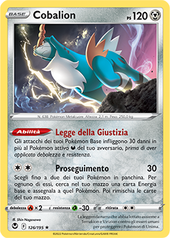 Cobalion - rara - Near-meat - tempesta argentata - ita - reverse